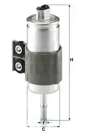 2.0, 2.3, 1.8 i, 1.6 Filtr paliwa HONDA ACCORD VI MANN-FILTER