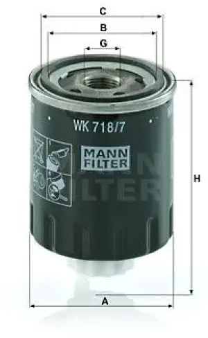 70, 80, Filtr paliwa LANDINI ALPINE MANN-FILTER
