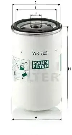 Super TL, Super TS Filtr paliwa ASKAM AS 950 MANN-FILTER