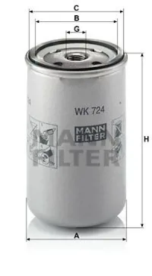 WK 724 MANN-FILTER Filtr paliwa