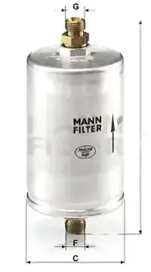 WK 726/3 MANN-FILTER Filtr paliwa