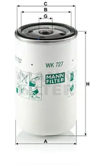 FR1 Filtr paliwa RENAULT TRUCKS FR1 MANN-FILTER