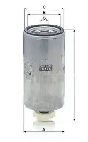 TS115A Filtr paliwa wk 8044 x NEW HOLLAND TS-A MANN-FILTER