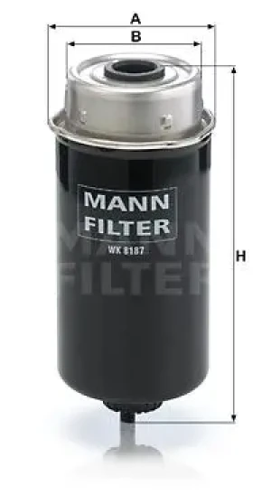 WK 8187 MANN-FILTER Filtr paliwa