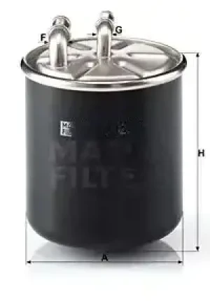 B 200, B 180 Filtr paliwa MERCEDES-BENZ B W245 MANN-FILTER