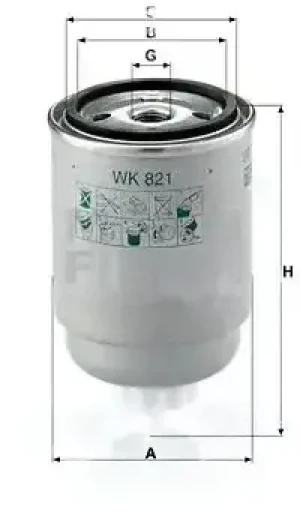 1.5 D, 1.4 D Filtr paliwa PEUGEOT 106 I MANN-FILTER