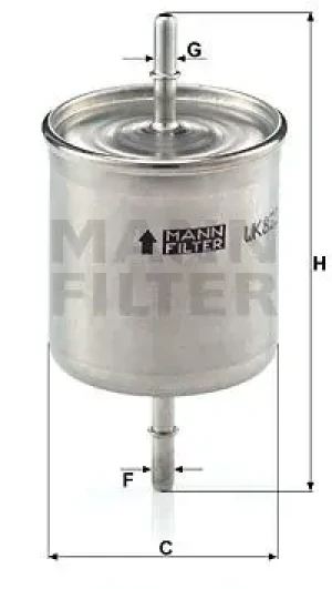 WK 822/2 MANN-FILTER Filtr paliwa