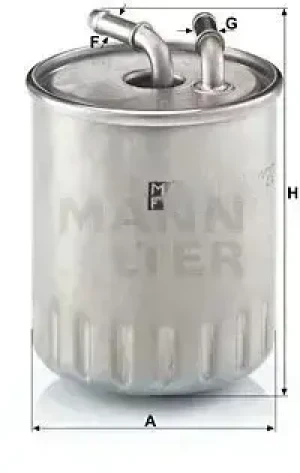 ML 400 Filtr paliwa MERCEDES-BENZ W163 W163 MANN-FILTER