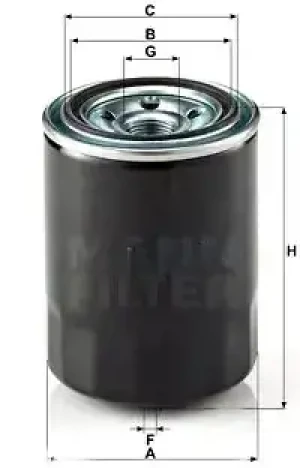 2.0 TD Filtr paliwa KIA SPORTAGE MANN-FILTER
