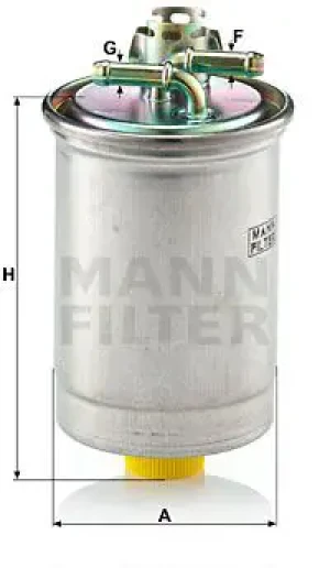 1.9 TDI, 1.9 SDI, 1.9 D Filtr paliwa VW CADDY II MANN-FILTER