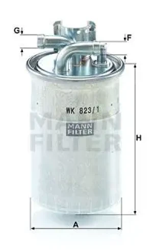 2.5 TDI Filtr paliwa AUDI A6 C5 MANN-FILTER