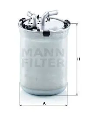 1.4 TDI Filtr paliwa SEAT CORDOBA II MANN-FILTER