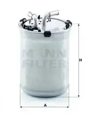 1.4 TDI Filtr paliwa SKODA FABIA I MANN-FILTER