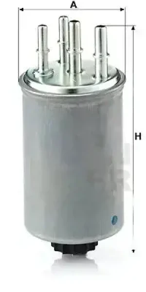 2.7 D Filtr paliwa LAND ROVER RANGE ROVER SPORT I MANN-FILTER