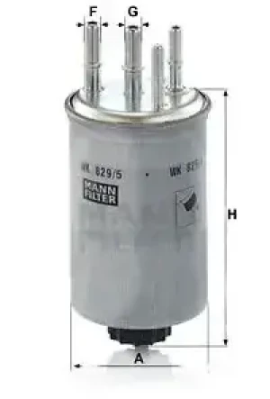 WK 829/5 MANN-FILTER Filtr paliwa