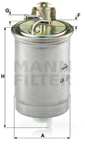 1.9 D Filtr paliwa SKODA FELICIA MANN-FILTER