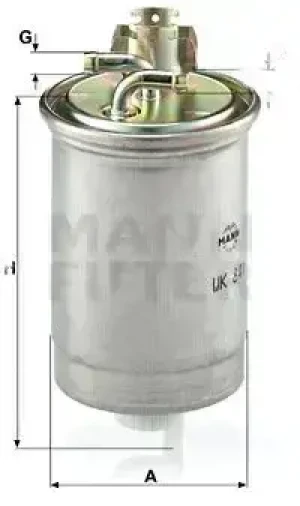 1.9 SDI, 1.9 TDI, 1.9 D Filtr paliwa SEAT IBIZA 2 MANN-FILTER