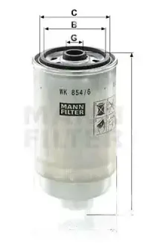 2.0 JTD, 2.8 JTD Filtr paliwa FIAT DUCATO Skrzynia (230_) MANN-FILTER