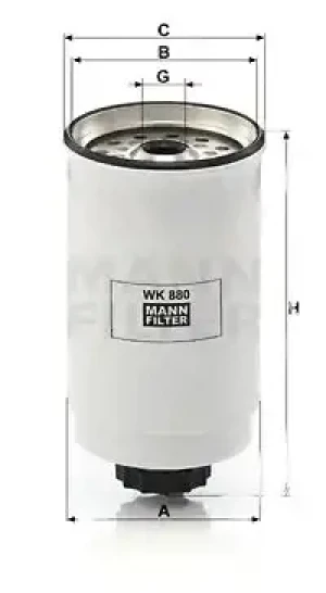 2.5 DI, 2.5 TD Filtr paliwa FORD TRANSIT MANN-FILTER