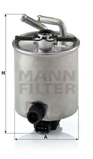 2.5 dCi Filtr paliwa pod czujnik wody NISSAN PATHFINDER III MANN-FILTER