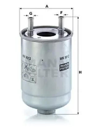 1.5 dCi Filtr paliwa wk 9012 x RENAULT MEGANE III MANN-FILTER