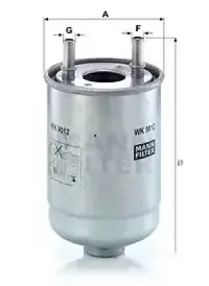 WK 9012 x MANN-FILTER Filtr paliwa wk 9012 x