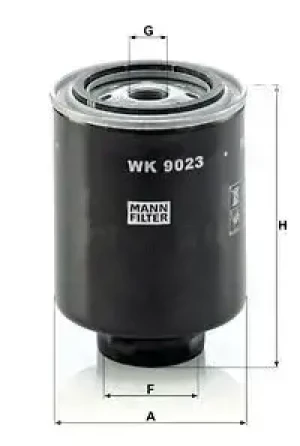 2.5 DI-D Filtr paliwa wk 9023 z MITSUBISHI L200 MANN-FILTER