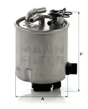 dCi 4x4, dCi Filtr paliwa pod czujnik wody NISSAN X-TRAIL MANN-FILTER