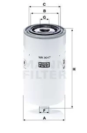 WK 9047 MANN-FILTER Filtr paliwa