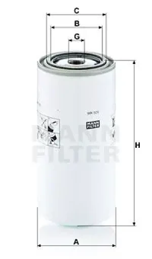 140 Filtr paliwa wk 929 x CASE IH MAXXUM MANN-FILTER