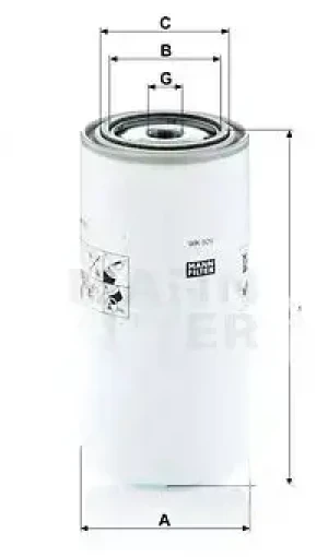 WK 929 x MANN-FILTER Filtr paliwa wk 929 x