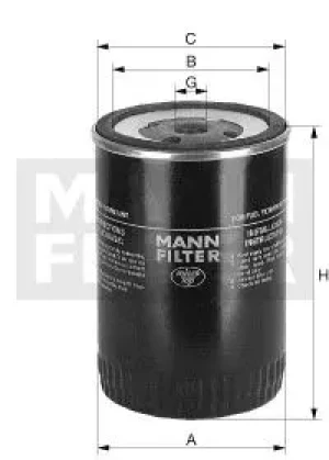 WK 930/5 MANN-FILTER Filtr paliwa