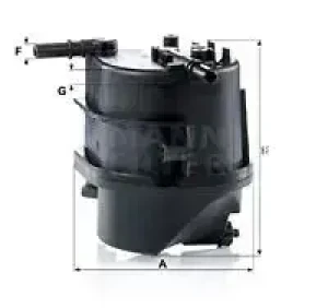 1.4 HDi Filtr paliwa CITROËN XSARA MANN-FILTER