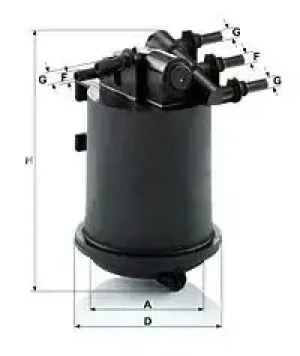 1.9 dCi Filtr paliwa RENAULT SCENIC I MANN-FILTER
