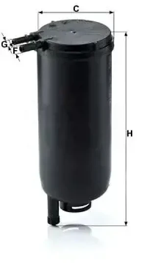 16, 19 Filtr paliwa wk 939/14 x IRISBUS DAILY TOURYS MANN-FILTER