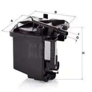 1.6 16V, 1.4 16V Filtr paliwa wk 939/2 z CITROËN C3 I MANN-FILTER