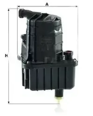 1.5 dCi Filtr paliwa RENAULT CLIO III MANN-FILTER