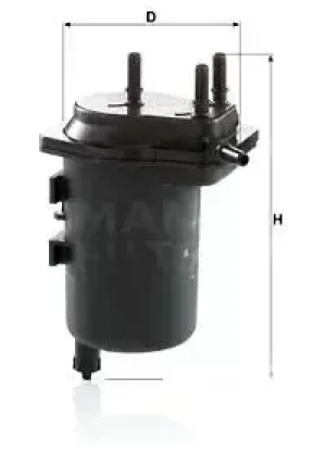 filtr paliwa renault scenic WK 939/5 MANN-FILTER