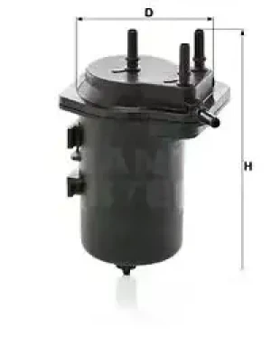 1.5 dCi Filtr paliwa RENAULT CLIO II MANN-FILTER