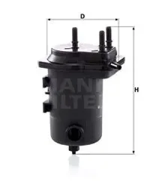 1.5 dCi Filtr paliwa pod czujnik wody wk 939/8 x RENAULT CLIO II MANN-FILTER