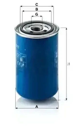 114, 124, 144, T 144, T 114, 94, T 124, T 94 Filtr paliwa SCANIA 4 - series MANN-FILTER
