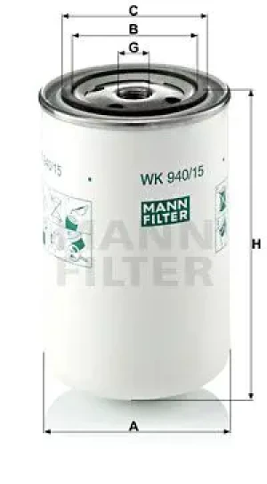 Ares Filtr paliwa RENAULT TRUCKS ARES MANN-FILTER