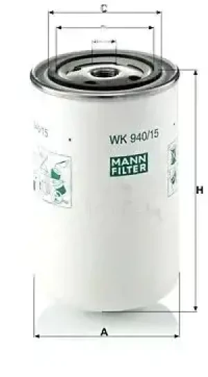 filtr paliwa master 2.3 dci WK 940/15 MANN-FILTER