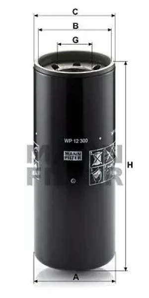 Filtr oleju DAF 95 XF MANN-FILTER