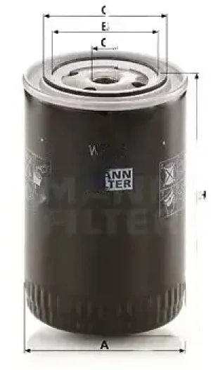 Filtr oleju FSO 125P MANN-FILTER