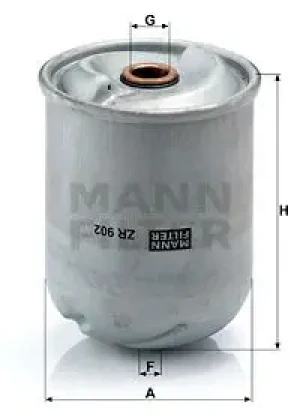 ZR 902 x MANN-FILTER Filtr oleju zr 902 x
