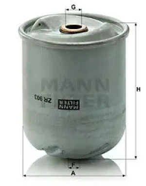Filtr oleju zr 903 x BOVA Synergy MANN-FILTER