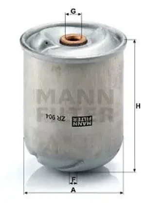 ZR 904 x MANN-FILTER Filtr oleju zr 904 x