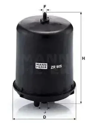 Filtr oleju zr 905 z DAF XF 105 MANN-FILTER