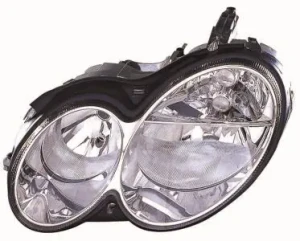 Reflektor lampa lewa z silniczkiem do regulacji MERCEDES-BENZ CLK C209 ABAKUS